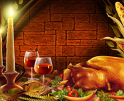 Fondo de pantalla Thanksgiving Dinner 176x144