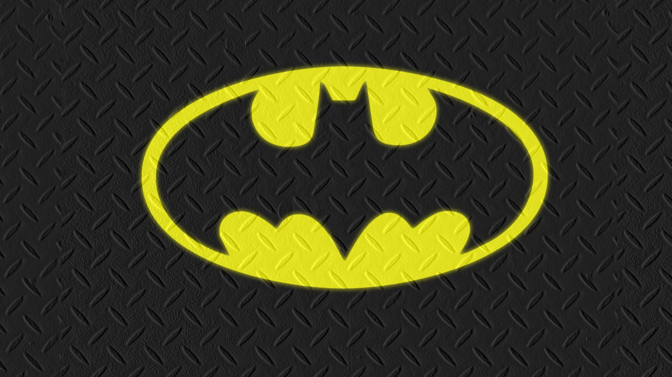 Screenshot №1 pro téma Batman Logo 1366x768