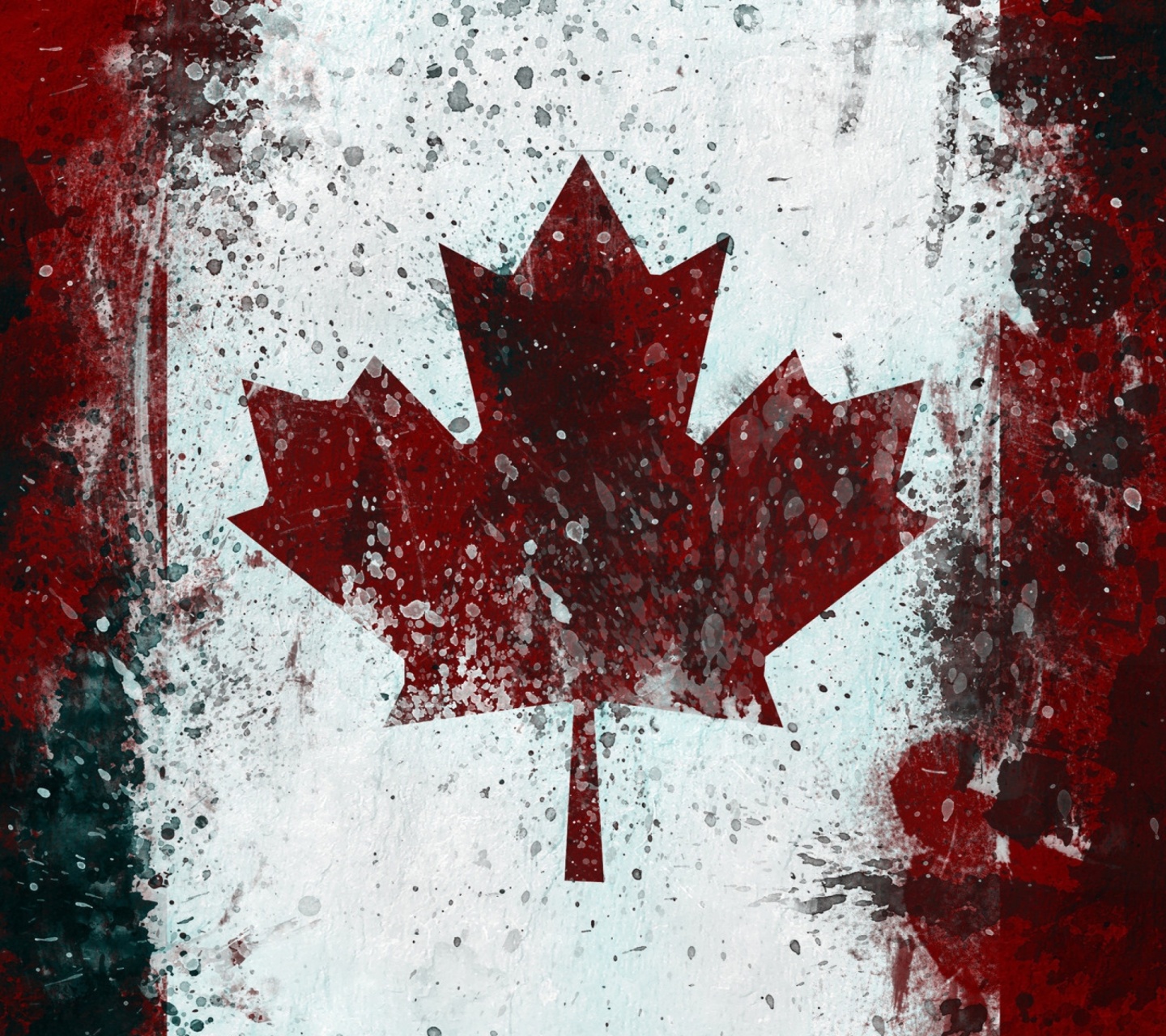 Das Canada Flag Wallpaper 1440x1280