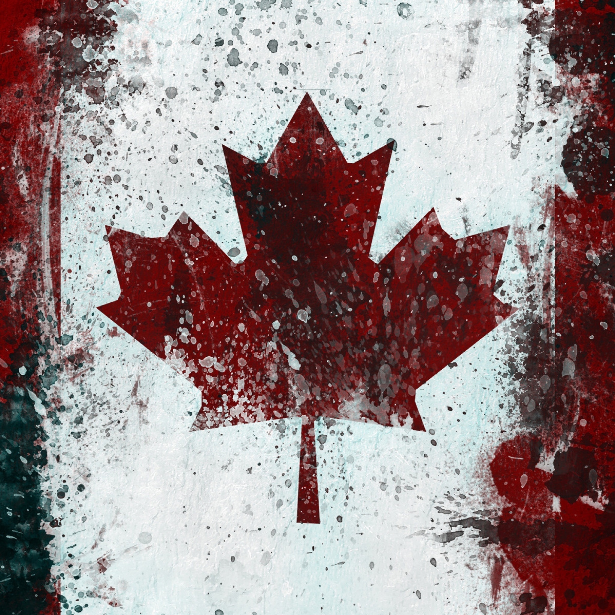 Das Canada Flag Wallpaper 2048x2048