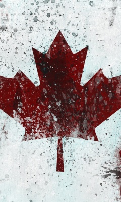 Обои Canada Flag 240x400