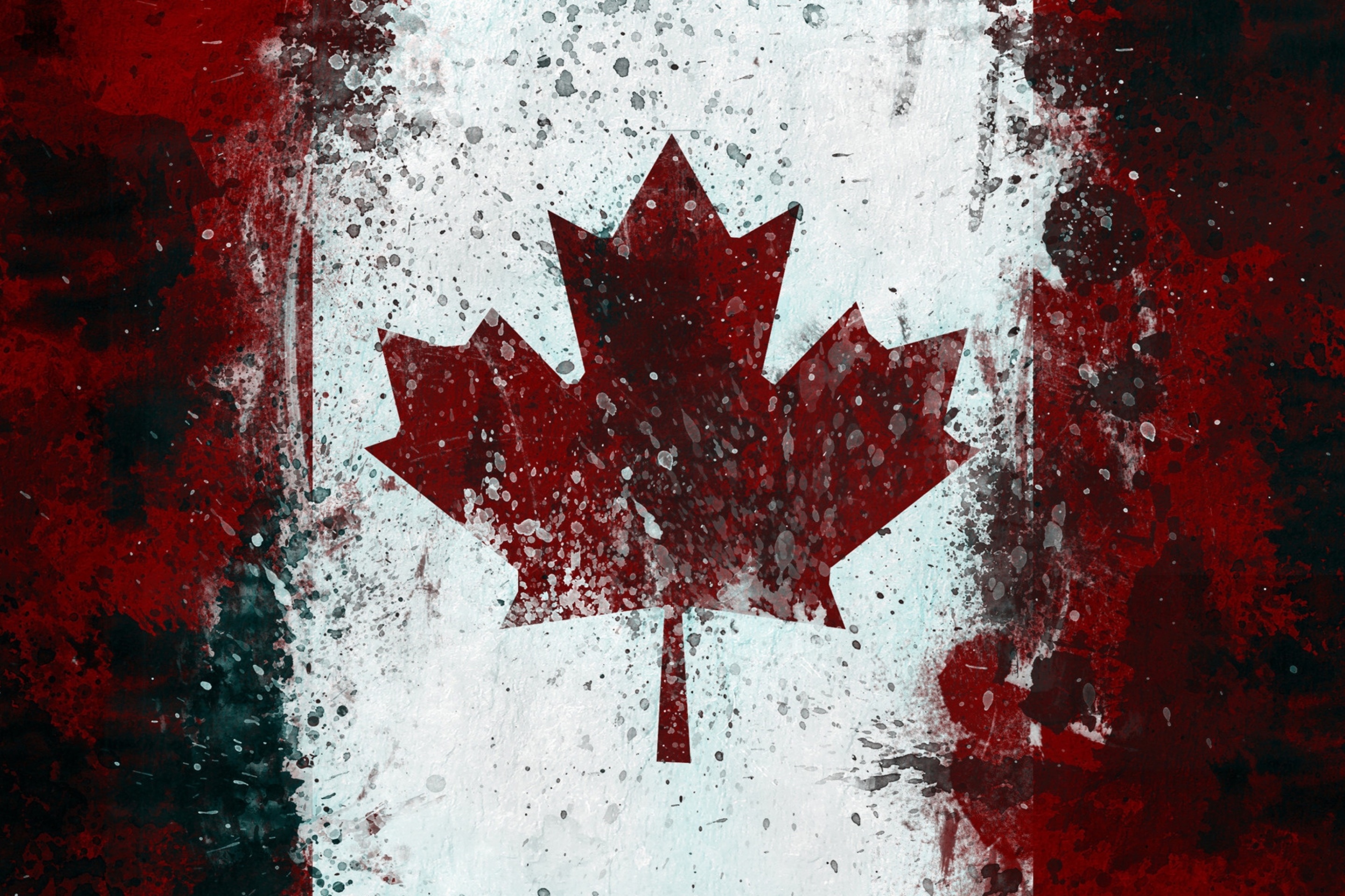 Флаг канады из камней скачать