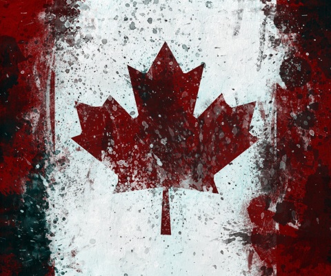 Das Canada Flag Wallpaper 480x400