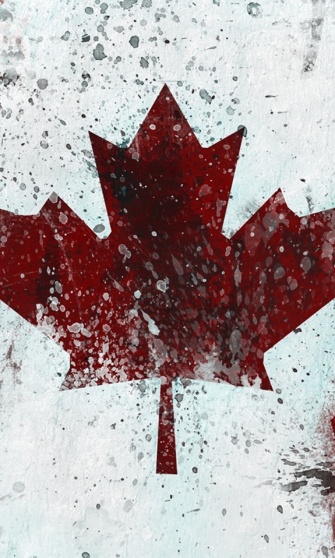 Canada Flag wallpaper 480x800