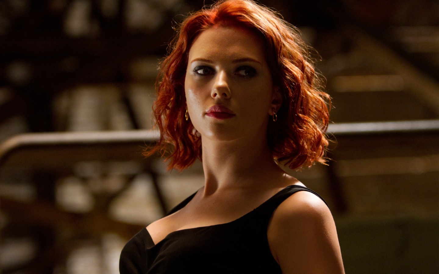 Обои The Avengers - Scarlett Johansson 1440x900
