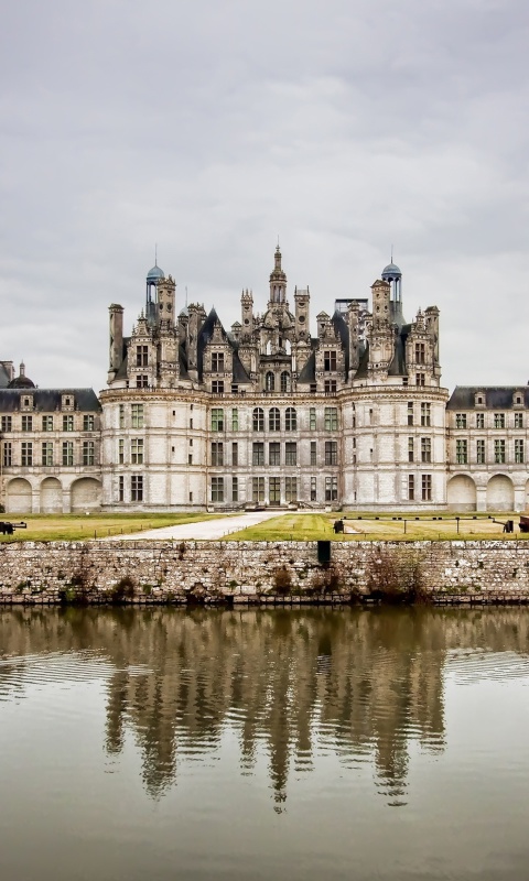 Fondo de pantalla Chateau de Chambord French Renaissance Castle 480x800
