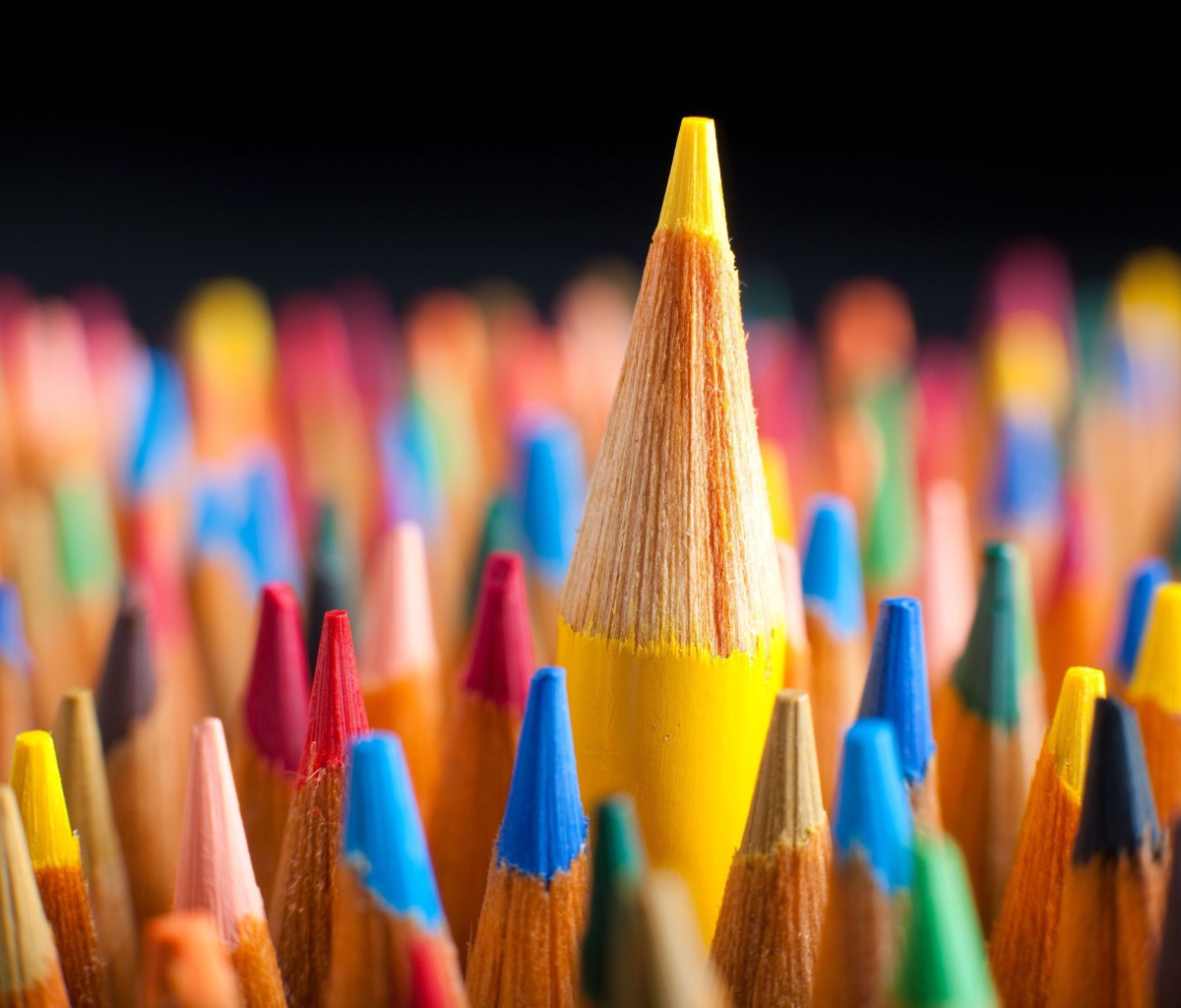 Das Colorful Pencils Wallpaper 1200x1024