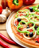 Screenshot №1 pro téma Tasty Hot Pizza 128x160