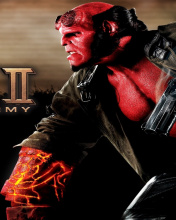 Hellboy II The Golden Army wallpaper 176x220