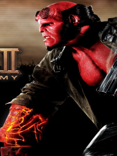 Fondo de pantalla Hellboy II The Golden Army 240x320