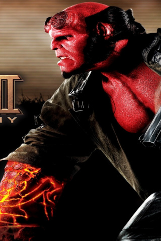 Sfondi Hellboy II The Golden Army 320x480