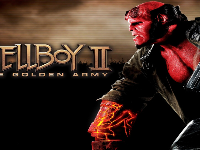Das Hellboy II The Golden Army Wallpaper 640x480