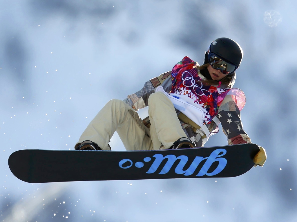 Das Kaitlyn Farrington American Snowboarder Wallpaper 1024x768