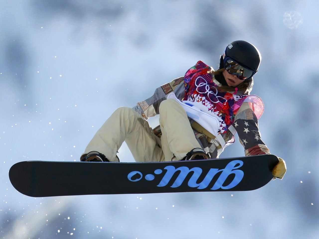 Das Kaitlyn Farrington American Snowboarder Wallpaper 1280x960