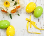 Fondo de pantalla Easter Yellow Eggs Nest 176x144