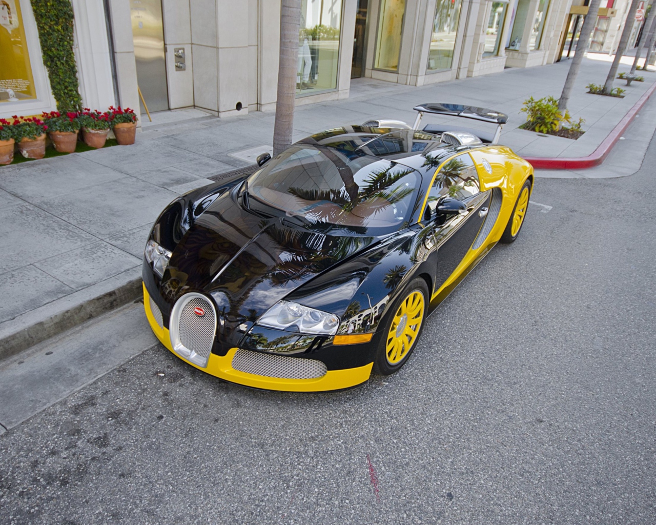 Das Bugatti Veyron Wallpaper 1280x1024
