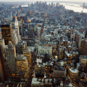 Fondo de pantalla New York Manhattan 128x128