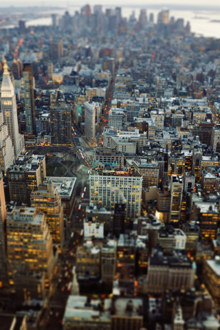 Das New York Manhattan Wallpaper 320x480