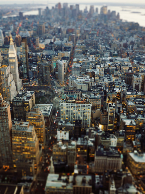 Fondo de pantalla New York Manhattan 480x640