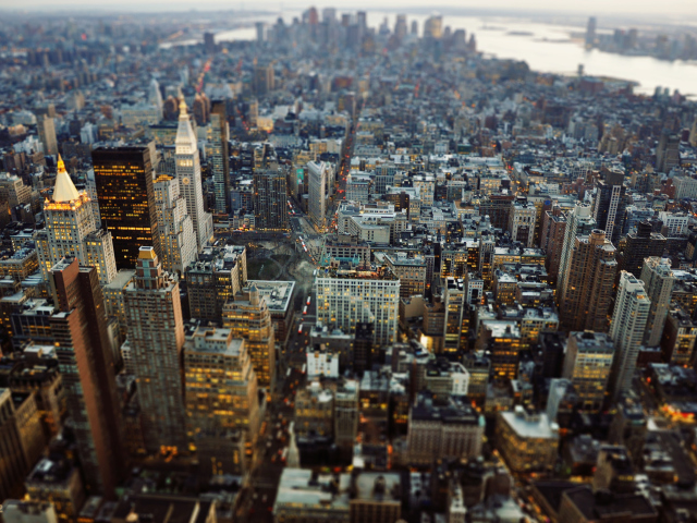 Das New York Manhattan Wallpaper 640x480