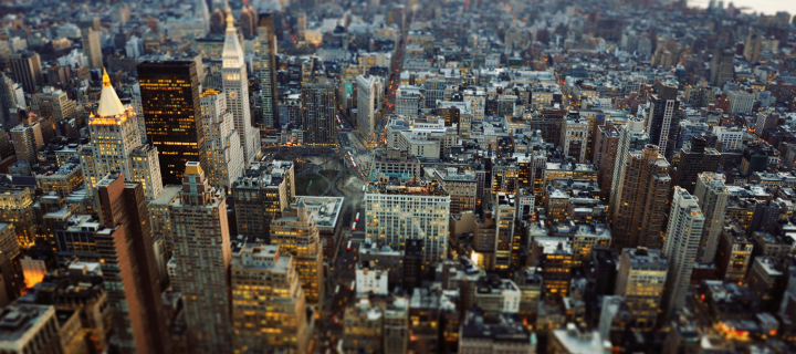Das New York Manhattan Wallpaper 720x320