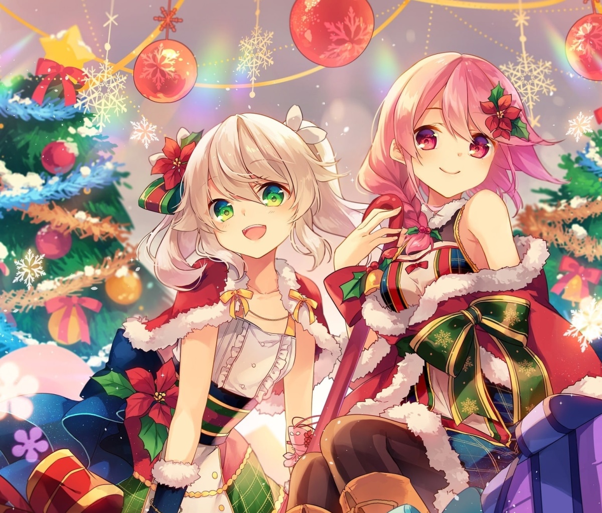 Anime Christmas wallpaper 1200x1024