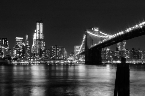 Das New York City Lights Wallpaper 480x320