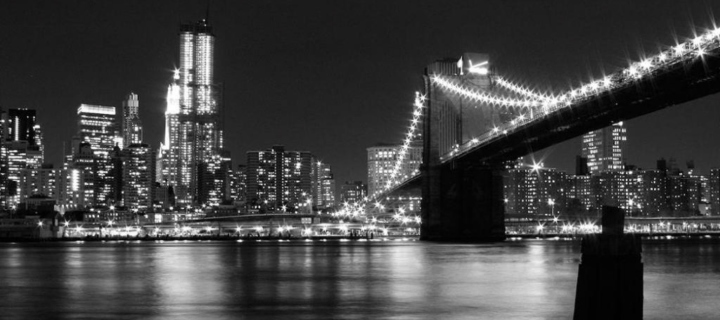 New York City Lights wallpaper 720x320