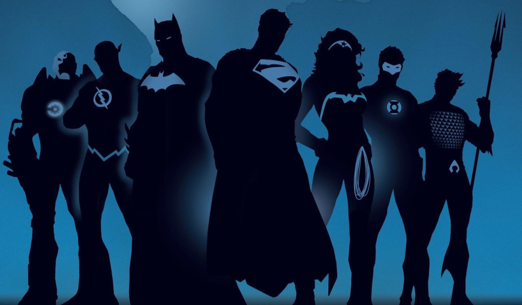 DC Comics Superheroes wallpaper 1024x600