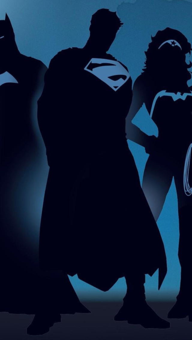 Fondo de pantalla DC Comics Superheroes 640x1136