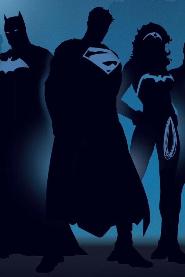 DC Comics Superheroes wallpaper 640x960