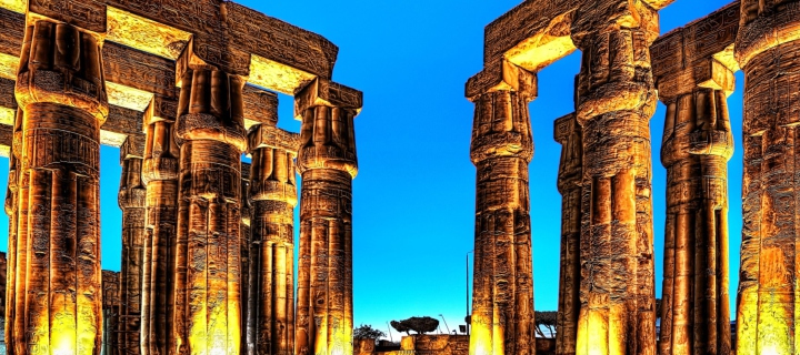 Обои Luxor In Egypt 720x320