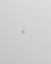 Das Airplane High In The Sky Wallpaper 176x220