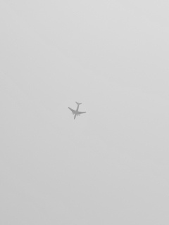 Das Airplane High In The Sky Wallpaper 240x320