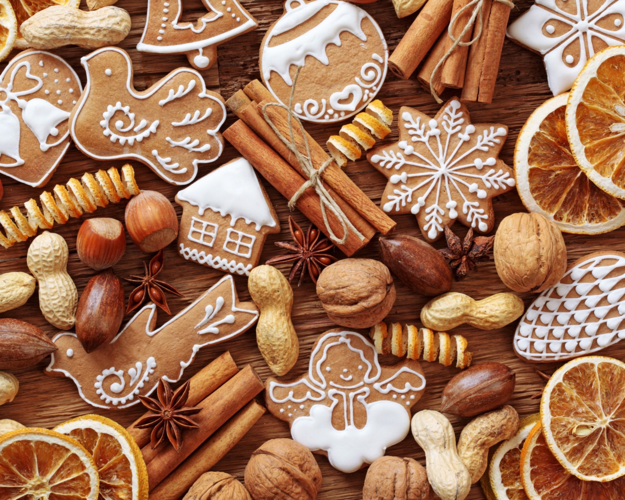 Christmas Cookies wallpaper 1280x1024