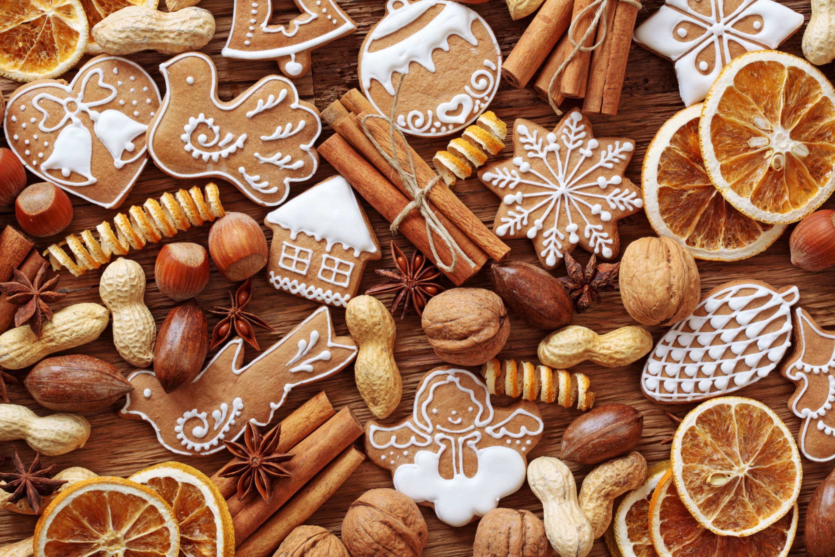 Das Christmas Cookies Wallpaper 2880x1920