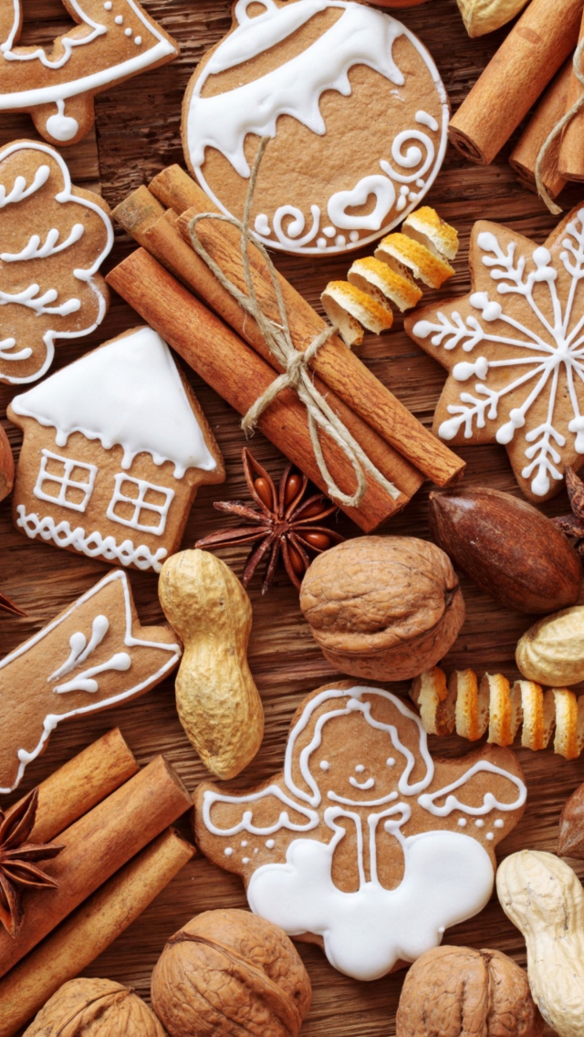 Обои Christmas Cookies 640x1136