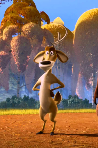 Open Season 3 Scared Silly wallpaper 320x480