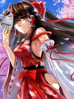 Sfondi Hakurei Reimu 240x320