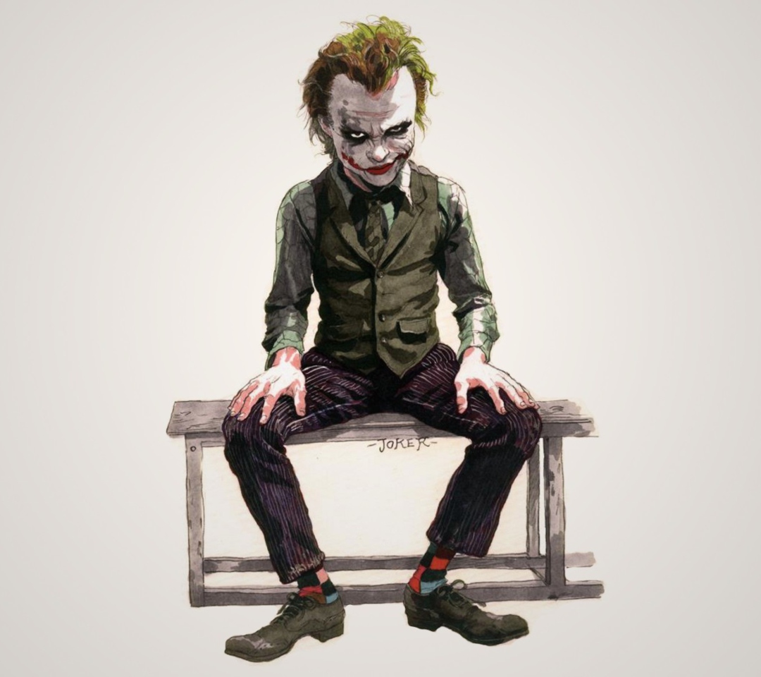 Das The Dark Knight, Joker Wallpaper 1080x960