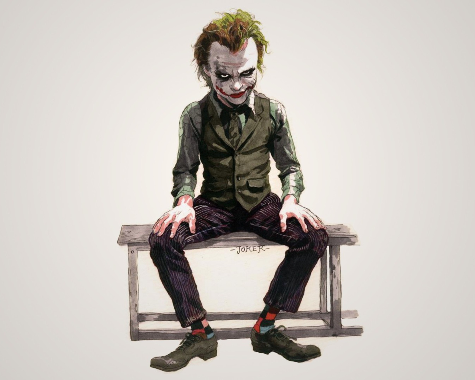 Sfondi The Dark Knight, Joker 1600x1280