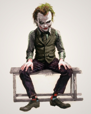 The Dark Knight, Joker - Obrázkek zdarma pro 640x960