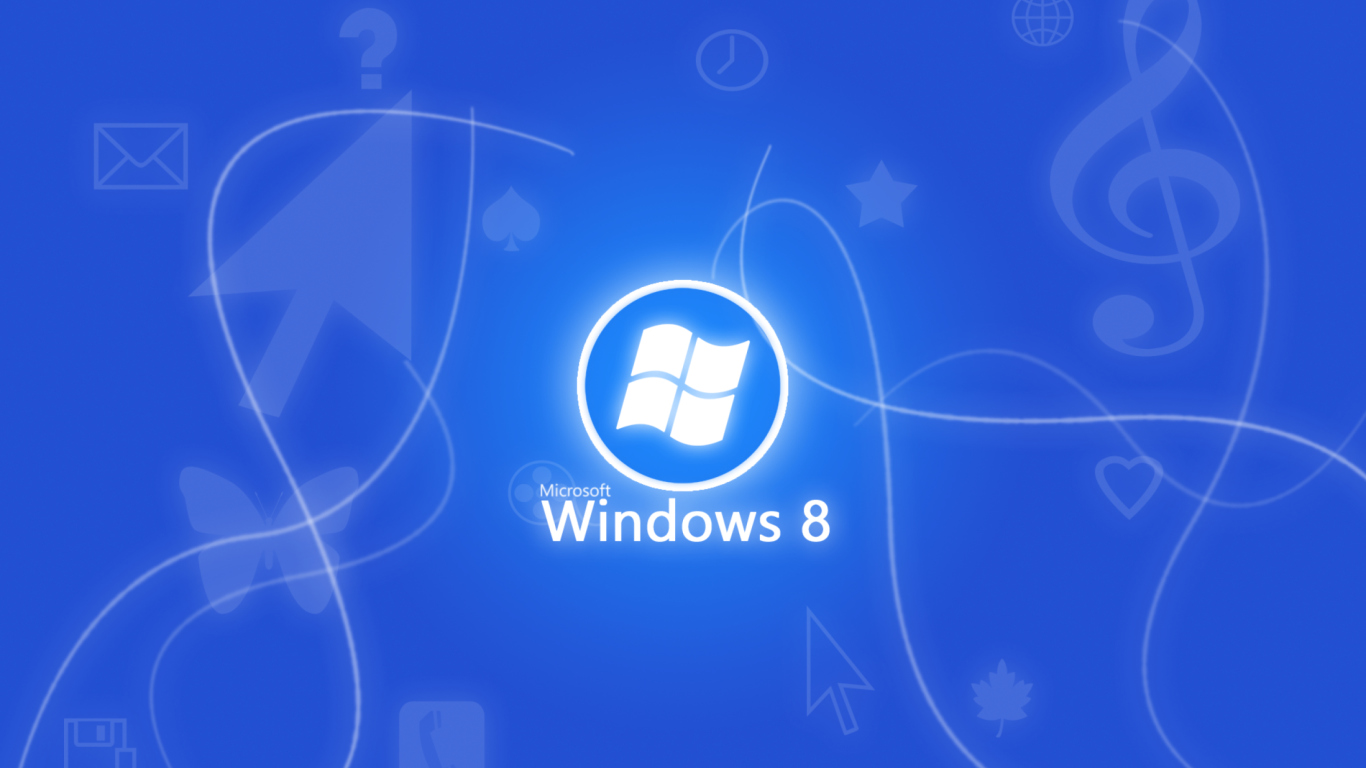 Windows 8 Style wallpaper 1366x768