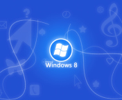 Das Windows 8 Style Wallpaper 176x144