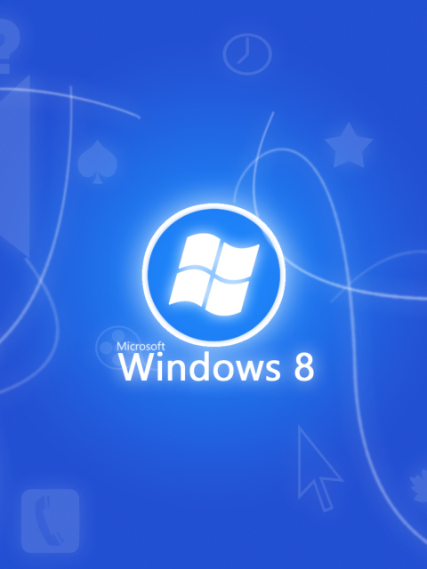 Das Windows 8 Style Wallpaper 480x640