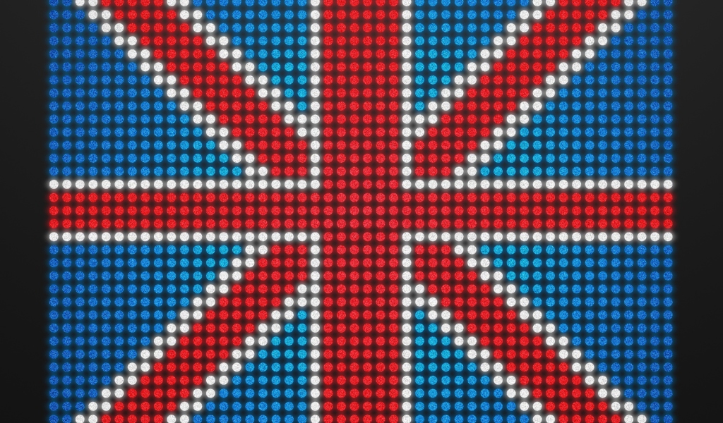 Обои British Flag 1024x600