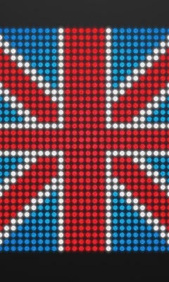 British Flag wallpaper 240x400