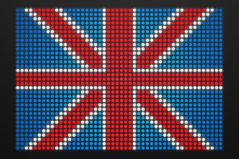 Das British Flag Wallpaper 480x320