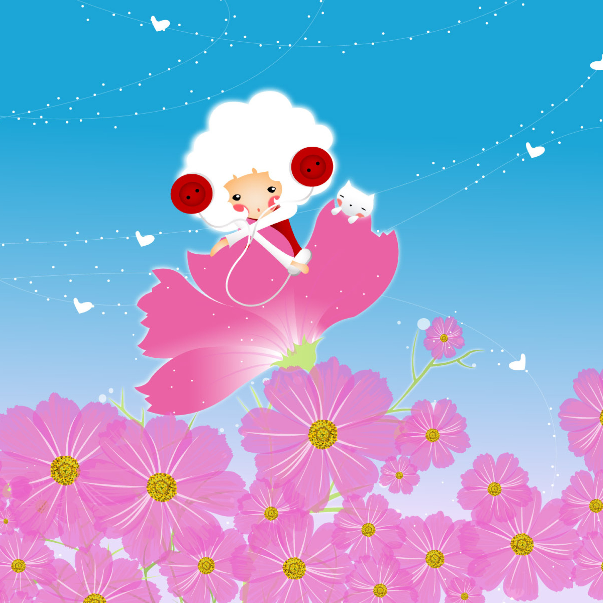 Screenshot №1 pro téma Flower Friends 2048x2048