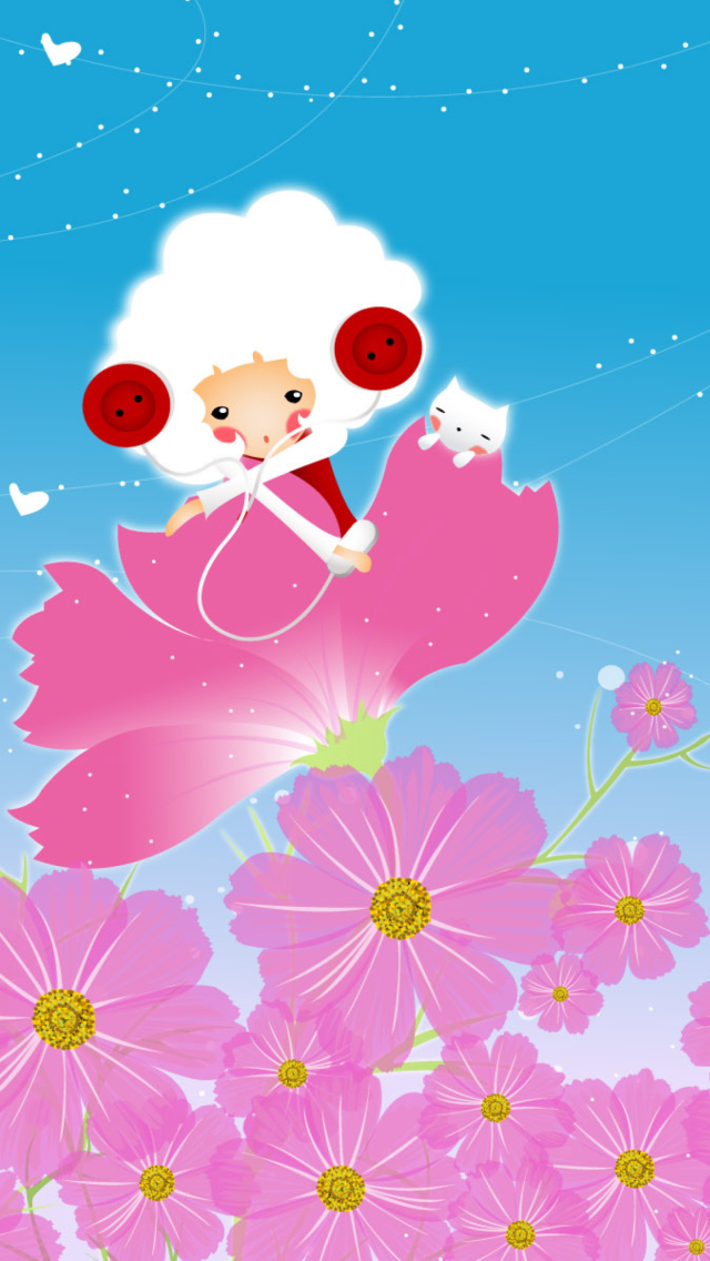 Screenshot №1 pro téma Flower Friends 640x1136